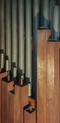 Blick in die Orgel